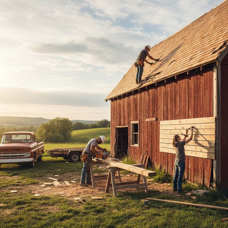 Local Barn Repair pros at work