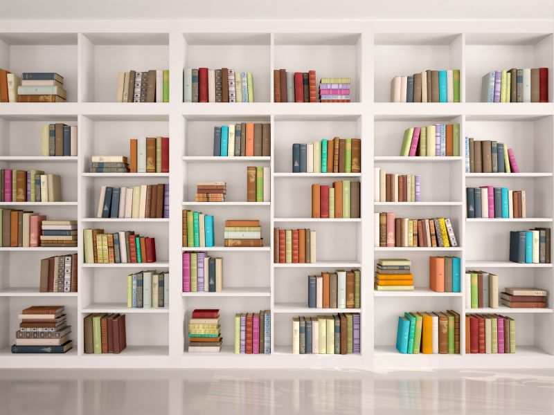 Custom Bookshelves Installation in Durham, NC